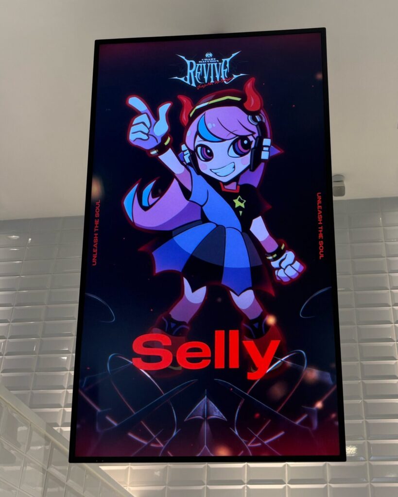 店内モニター③。（Sellyを宿せ！）