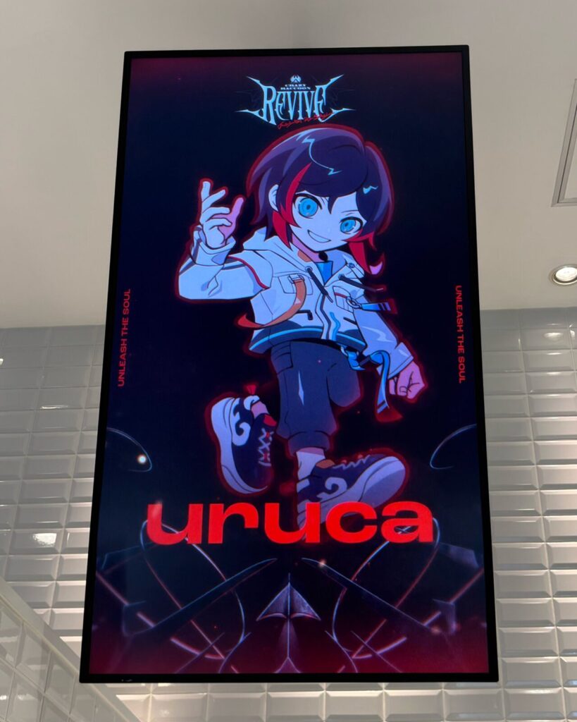 店内モニター④。（urucaさんが一番好き！）